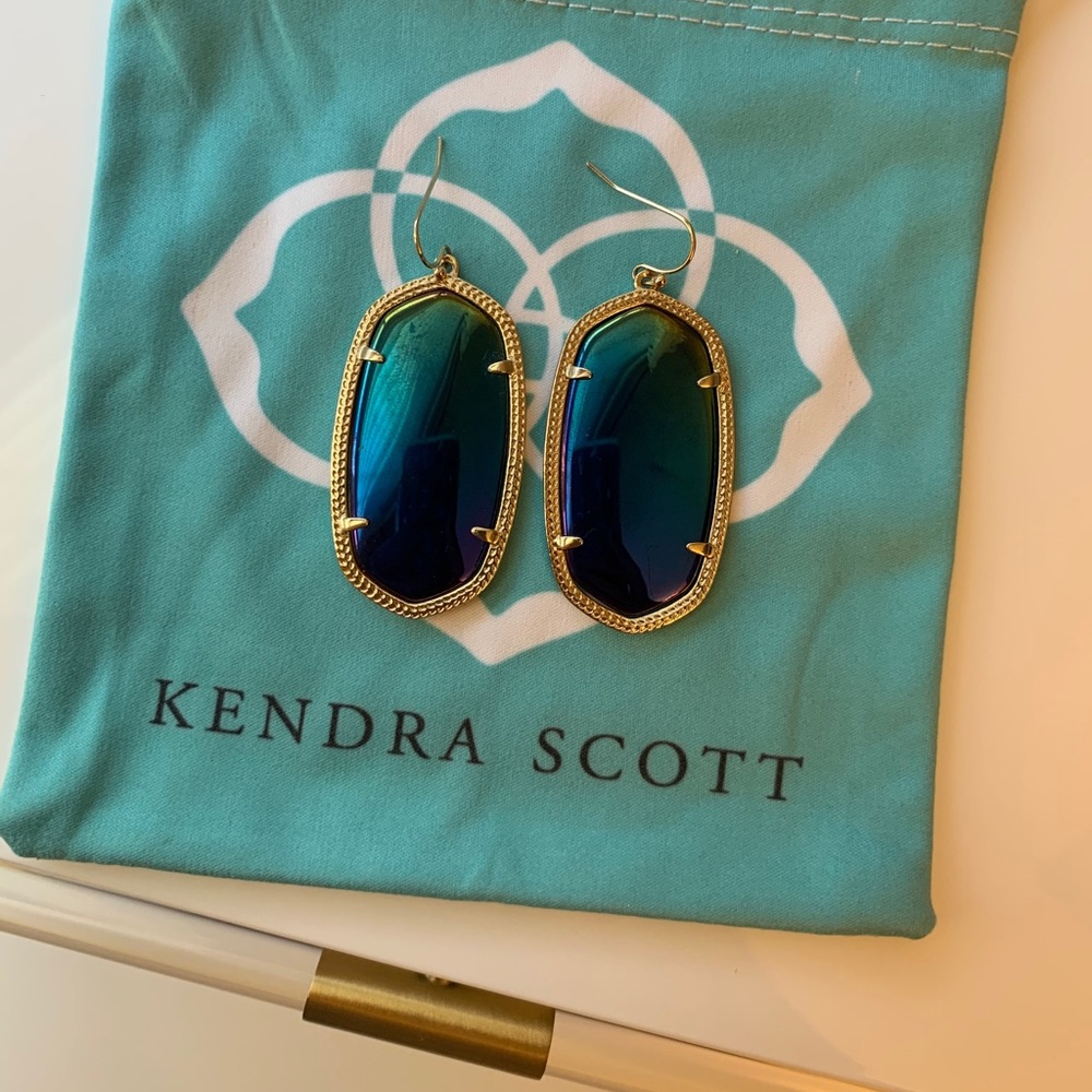 Kendra Scott Large Elle Iridescent Earrings